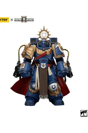 Aanbieding Warhammer 40k - Ultramarines Marneus Calgar Chapter Master with MKX Gravis Armor and Gauntlets of Ultramar 20 cm