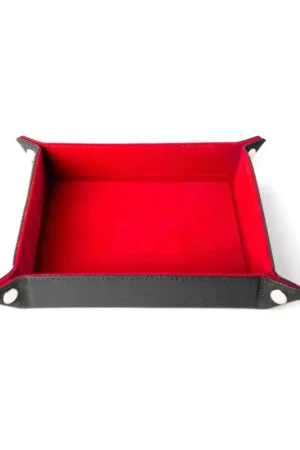 Actieprijs FanRoll Folding Dice Tray Velvet Red Bordspel