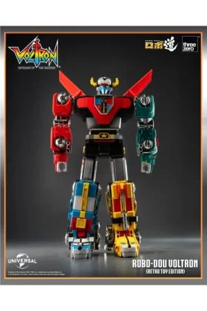 Gereduceerde Prijs Voltron: Defender of the Universe - Robo-Dou Voltron Retro Toy Edition action figure 27 cm