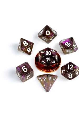 Must-Have FanRoll - Sharp Mini Stardust Supervolcano dice pack (7)