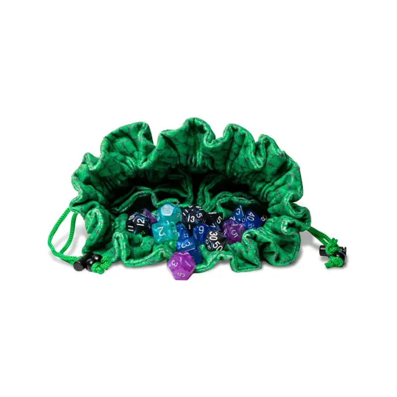 Dragon Storm - Dice Bag with Compartments Green Dragon Scales Snelle Levering