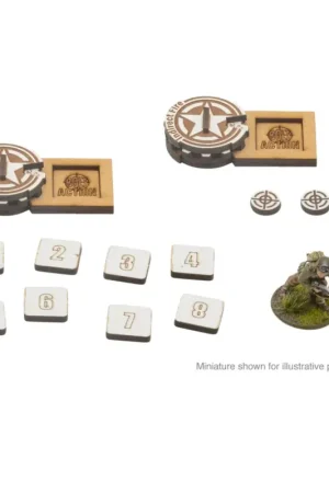 Beste Prijs Bolt Action MDF Artillery Zeroing In Markers- USA Figuur spellet