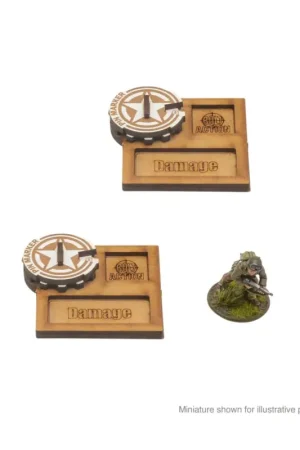 Finale Uitverkoop Bolt Action MDF Vehicle Pin Markers- USA Figuur spellet