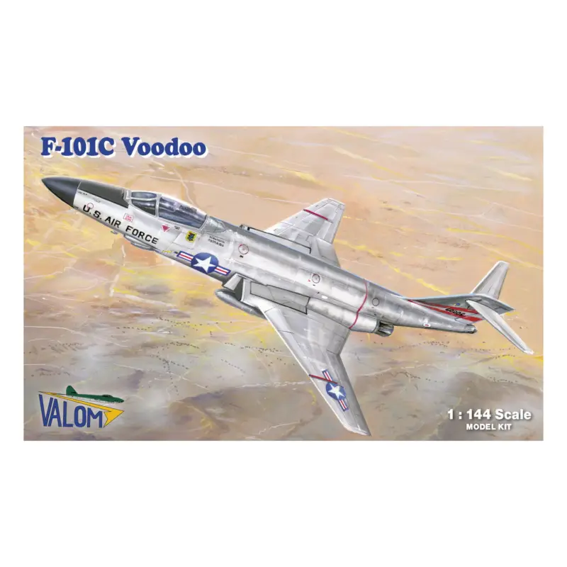 McDonnell F-101C Voodoo re-box, new decals FB-006 and FB-491 Schaalmodel Laatste Versie