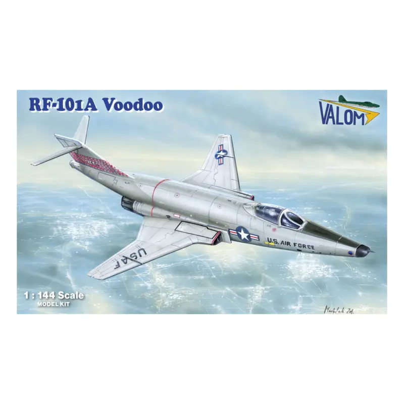 Hoge Kwaliteit McDonnell RF-101A Voodoo re-box, new decals Schaalmodel