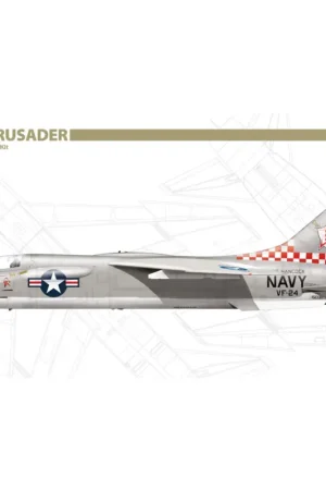 Favoriet Vought F-8J Crusader Schaalmodel