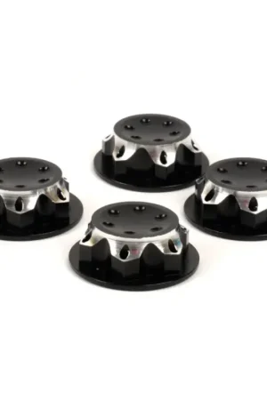 17mm black aluminum blind nuts (4 pcs) Seizoensaanbieding