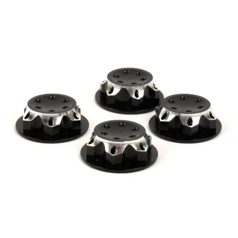 17mm black aluminum blind nuts (4 pcs) Seizoensaanbieding