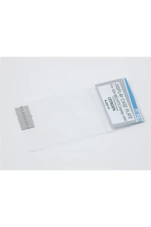 Citroen stainless steel plate for display case Hoge Kwaliteit