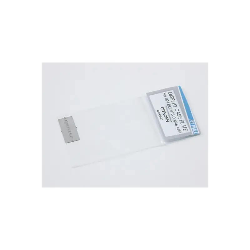 Citroen stainless steel plate for display case Hoge Kwaliteit