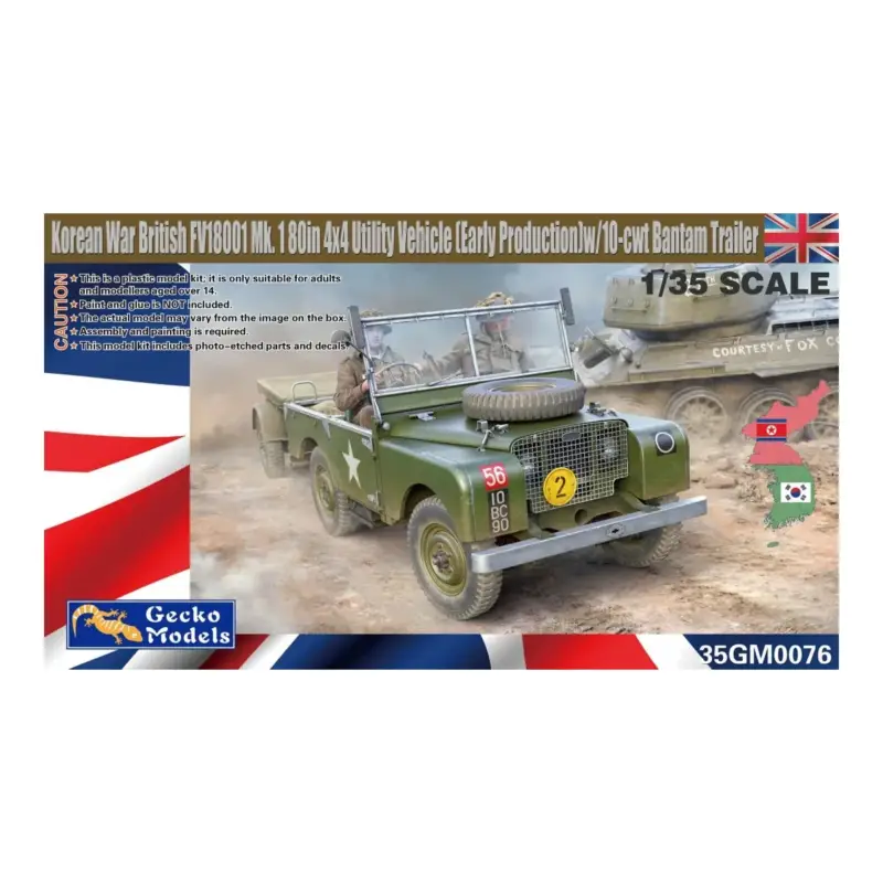 Korean war british fv18001 mk.1 80in 4x4 utility vehicle (early production) Schaalmodel Speciale Aanbieding