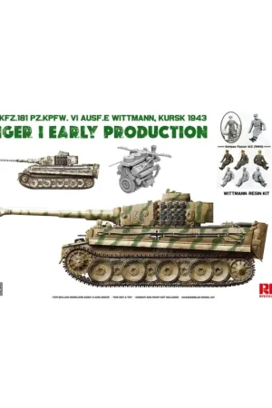 Sd. kfz. 181 pz. kpfw. vi ausf e. wittman kursk 1943 tiger i early production standard version Flitsaanbieding