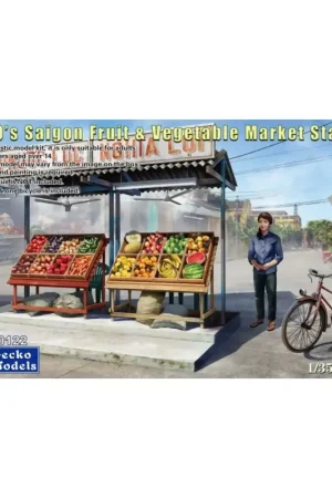 60'-70's saigon fruit & vegetable market stall set Snelle Levering