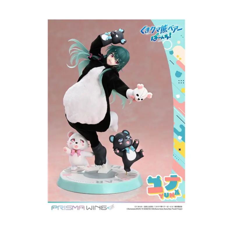 Kuma Kuma Kuma Bear Punch! - 1/7 Prisma Wing Yuna 28 cm Figuurtje Direct Verzonden