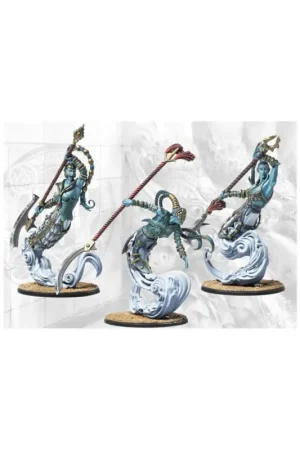 Laatste Versie Conquest - Sorcerer Kings - Steelheart Djinn (with Polearms) Figuurtje