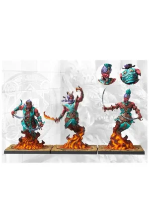 Conquest - Sorcerer Kings - Efreet Sword Dancers Figuurtje Fabrieksprijs