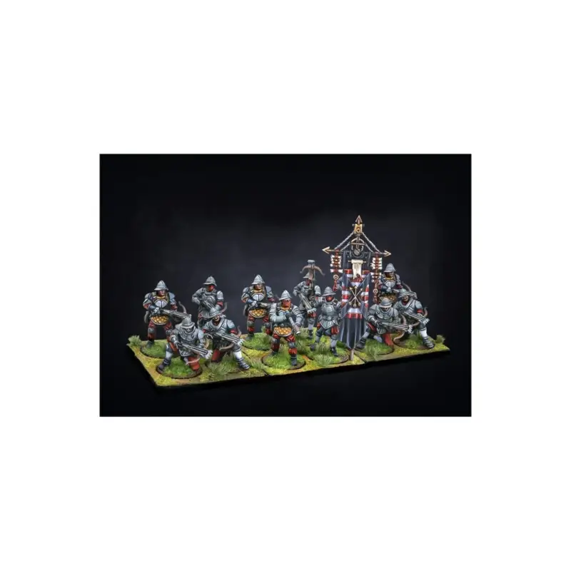 Conquest - Hundred Kingdoms - Mercenary Crossbowmen Figuurtje Lage Kosten