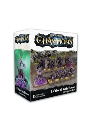 Nieuw Kings of War - Champions - La’theal Voidheart Company Box (ENG) Figuurtje