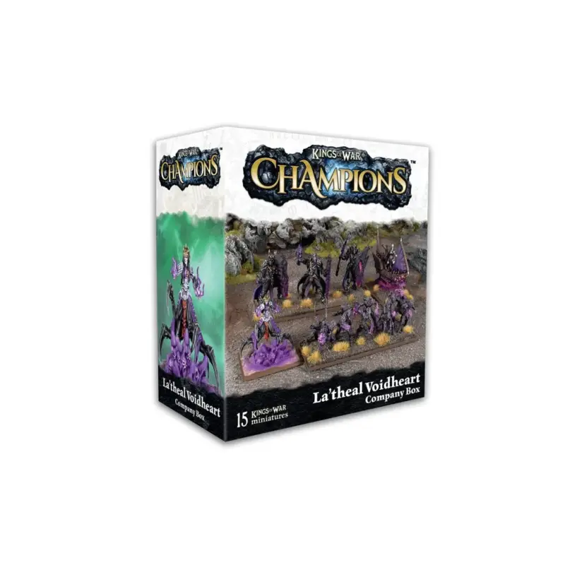 Nieuw Kings of War - Champions - La’theal Voidheart Company Box (ENG) Figuurtje