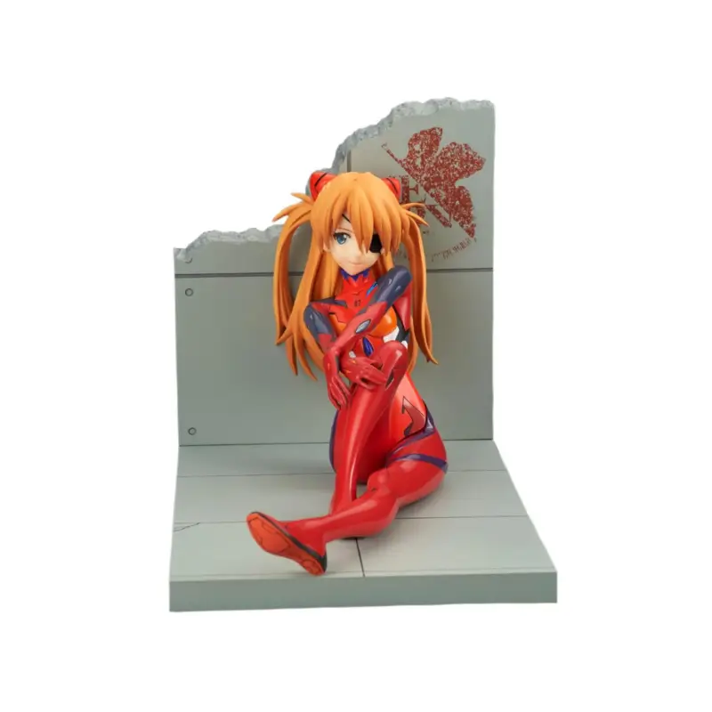 Beperkt Aanbod EVANGELION - Asuka Langley "Plugsuit" - Statuette 11.5cm Figuurtje