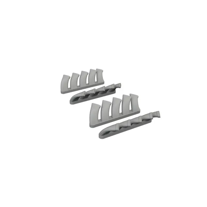 Direct Verzonden Mosquito exhaust stacks PRINT 1/72