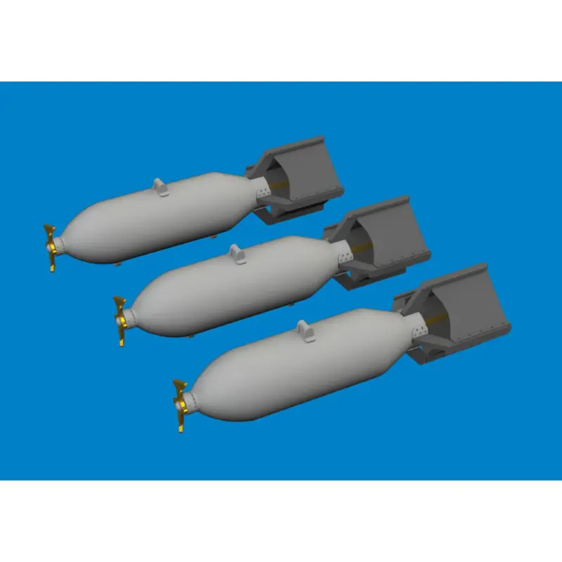 P-40 100lb M30 US bombs PRINT 1/48 Betrouwbaar