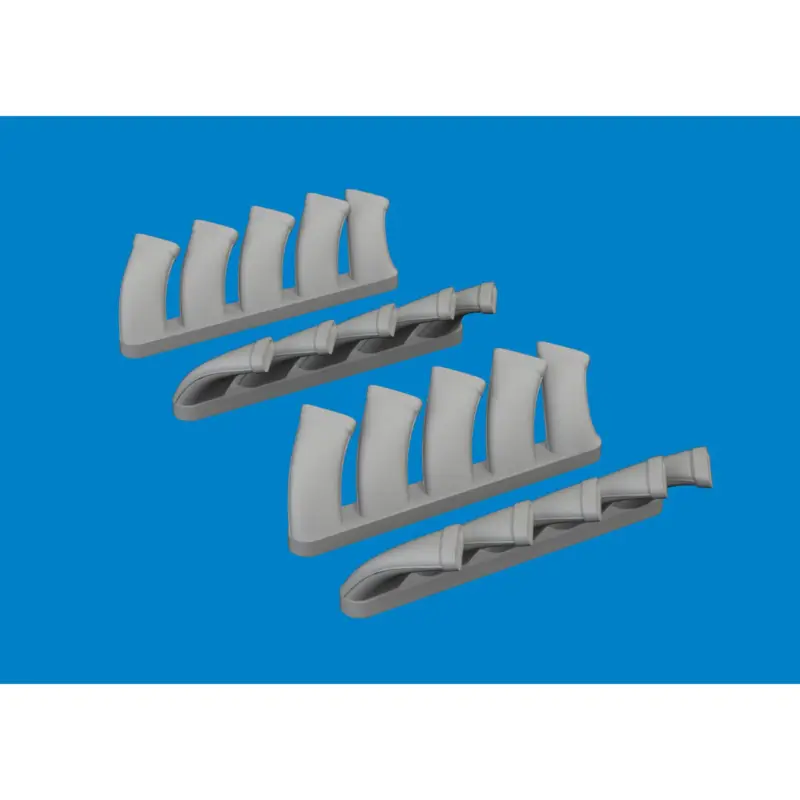 Weekendaanbieding Mosquito exhaust stacks PRINT 1/48