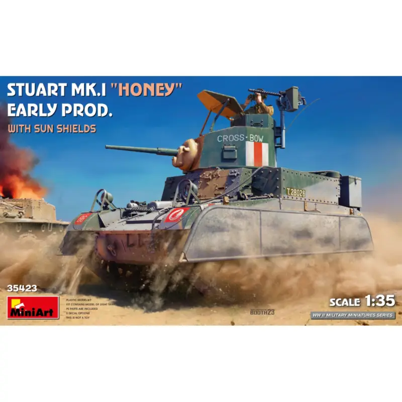 Stuart Mk.I 'Honey' Early Prod. w/Sun Shields Weekendaanbieding