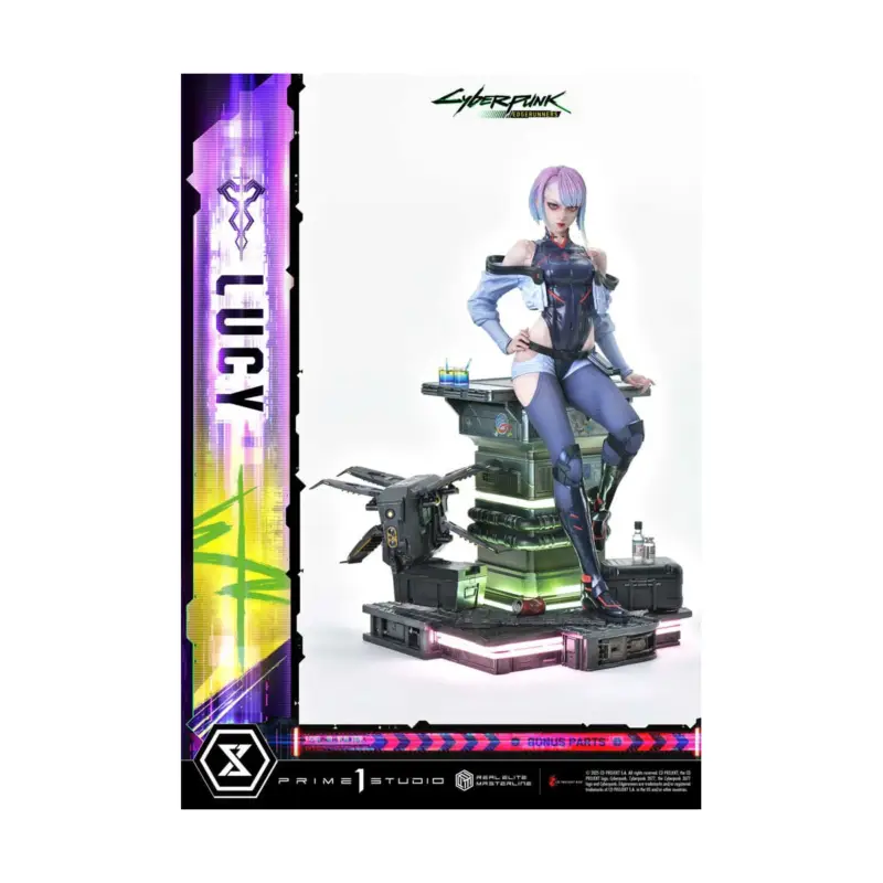 Finale Uitverkoop Cyberpunk: Edgerunners - Real Elite Masterline Series 1/4 Lucy Deluxe Bonus Version 50 cm statuette
