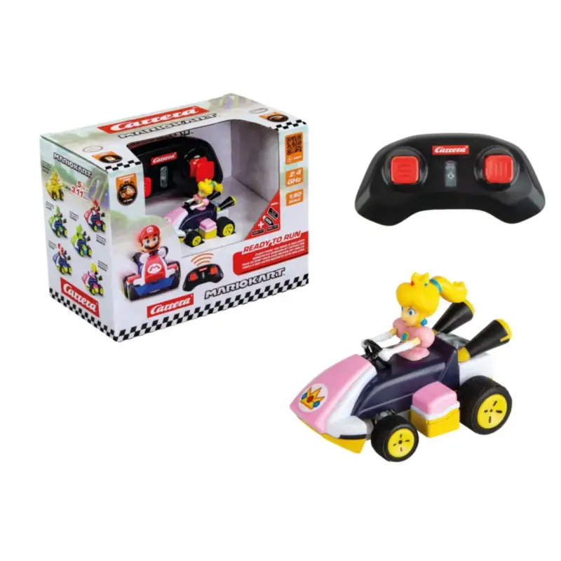 Favoriet 2.4GHz Mario Kart(TM) Mini RC, Peach (Paperbox)