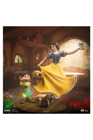 Lage Kosten Disney Classic Snow White And the Seven Dwarves 1/10 Statue Figuurtje