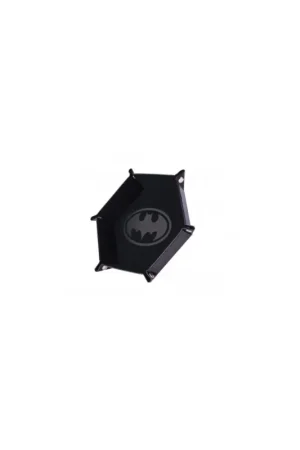 Dice Tray - Batman - Black - 19 x 19 cm - Leather and velvet Laatste Versie