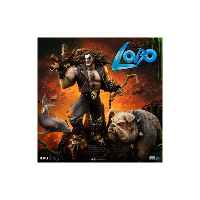 Voordeelprijs DC Comics Lobo Unleashed 1/10 Statue Figuurtje