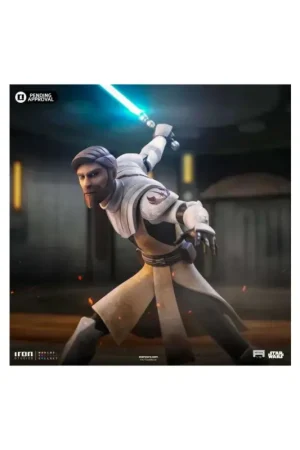 SW Clone Wars Obi-wan Kenobi 1/10 Statue Figuurtje Exclusieve Aanbieding