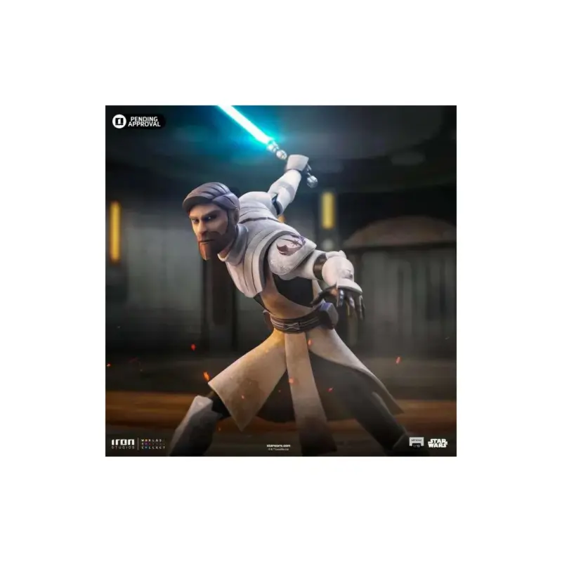 SW Clone Wars Obi-wan Kenobi 1/10 Statue Figuurtje Exclusieve Aanbieding