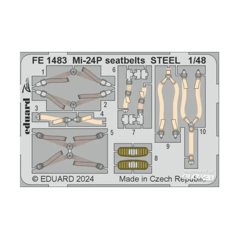 Fabrieksprijs Mi-24P seatbelts STEEL