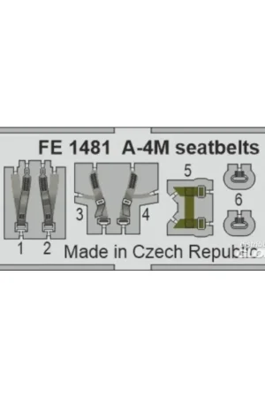 Aanbieding A-4M seatbelts STEEL MAGIC FACTORY