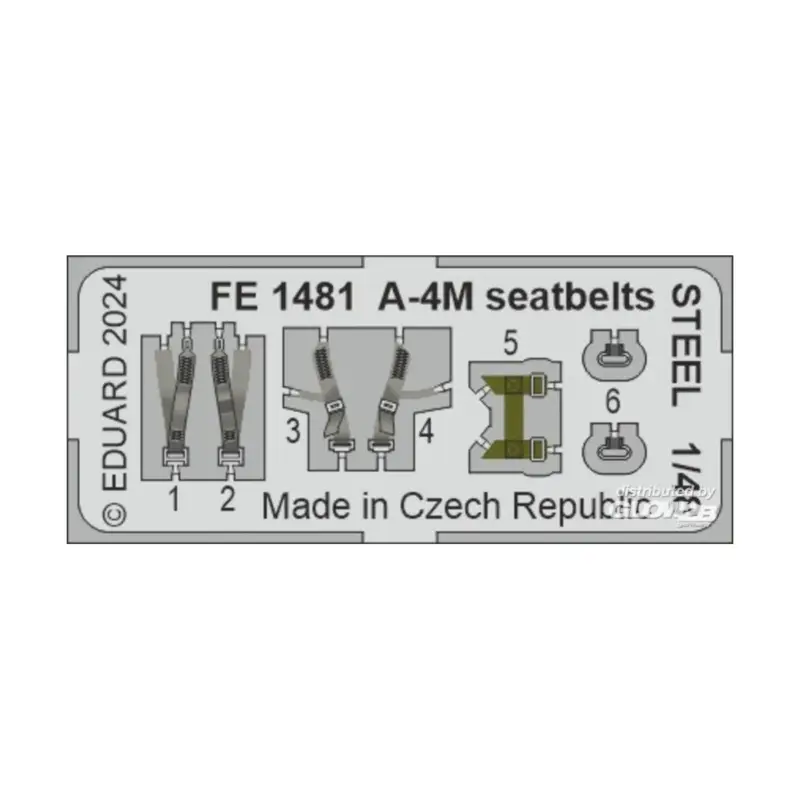 Aanbieding A-4M seatbelts STEEL MAGIC FACTORY