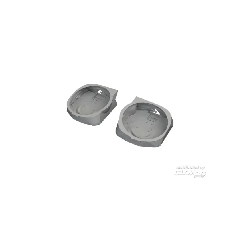 Bestseller P-40 wheel bays with canvas PRINT EDUARD