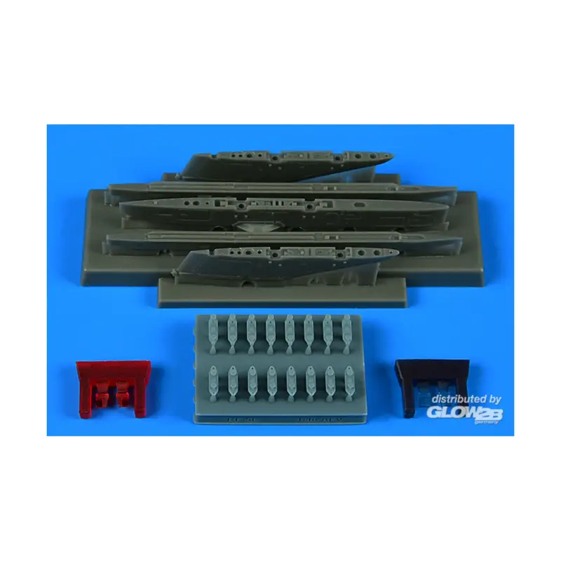 Betrouwbaar RF-5E Tiger II pylons & missile launchers for AFV CLUB