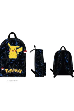 Express Levering POKEMON - Pikachu - 1 Compartment Backpack '42x30x18cm'