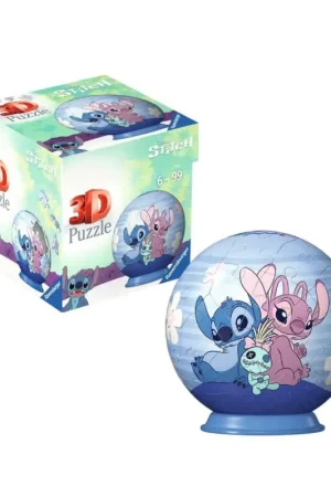 Puzzel LILO & STITCH - Stitch & Angel - 3D Puzzle 54p Direct Beschikbaar
