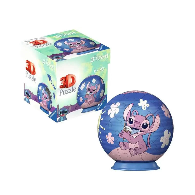 Gratis Retour Puzzel LILO & STITCH - Angel - 3D Puzzle 54p