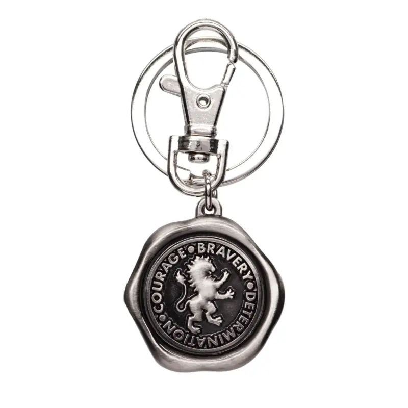 HARRY POTTER - Gryffindor - Pewter Keyring Bestel Nu
