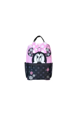 DISNEY - Minnie "Floral Rock the Dots" - LoungeFly Nylon Backpack Uitverkoop