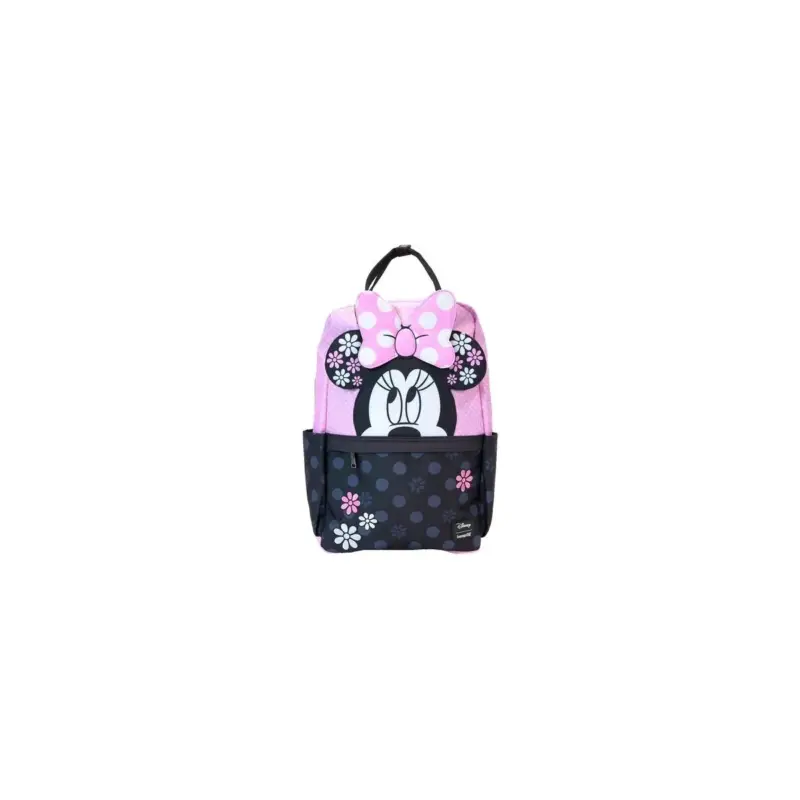 DISNEY - Minnie "Floral Rock the Dots" - LoungeFly Nylon Backpack Uitverkoop