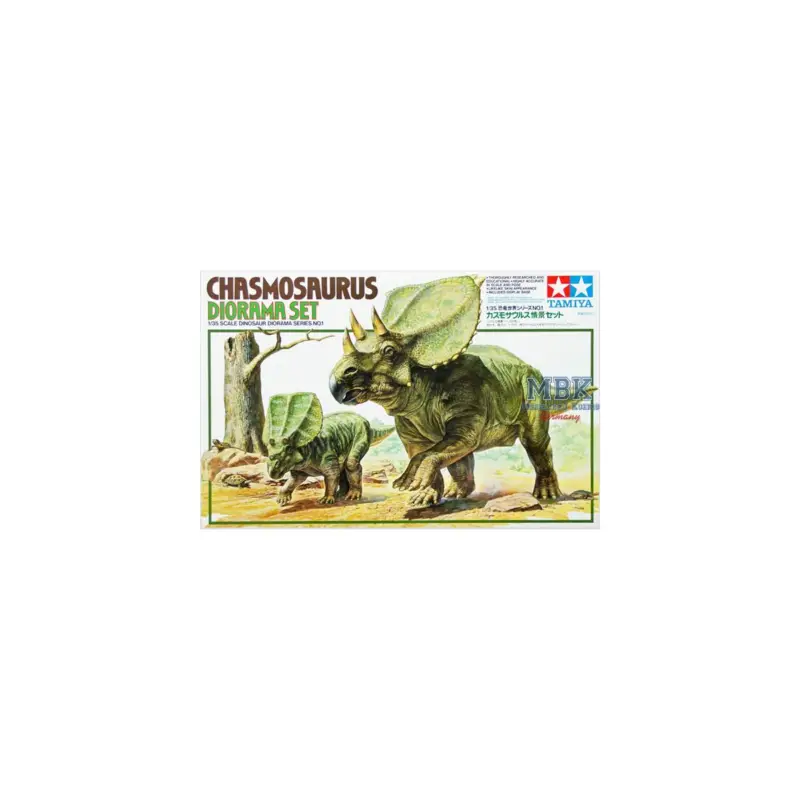 Chasmosaurus Diorama Set Rechtstreeks Van De Fabrikant