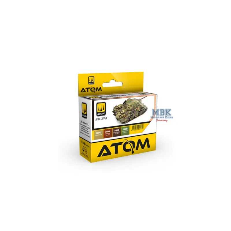 Bestseller ATOM 1944-45 German Standard Colors Set Acrylverf