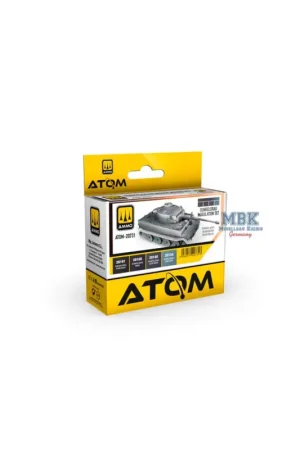 Shop Nu ATOM Dunkelgrau Modulation Set Acrylverf