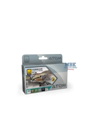 Merkproduct ATOM P-51 MUSTANG colors Set Acrylverf
